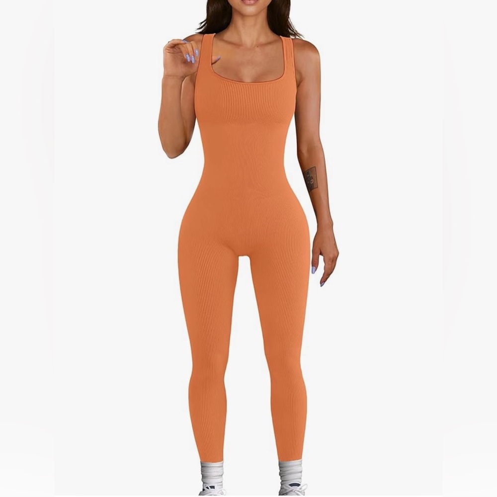 Women Workout Seamless Jumpsuit - Size Small - Picture 2 of 7